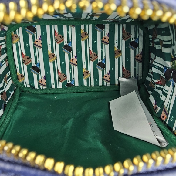 Loungefly Disney Parks Dapper Dans Main Street USA Mini Backpack Blue Red NWT - Picture 10 of 16